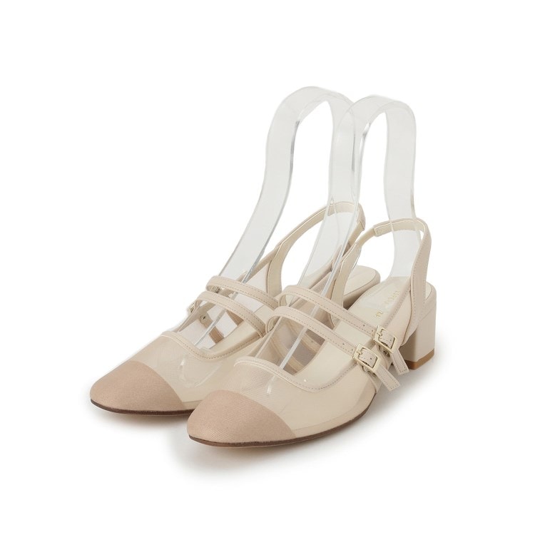 エスペランサ(ESPERANZA)のダブルベルトメッシュパンプス パンプス