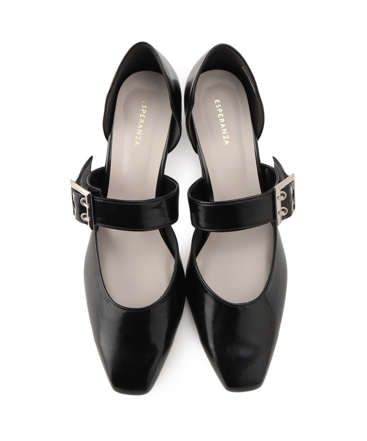 エスペランサ(ESPERANZA)のバックルセパレートパンプス6
