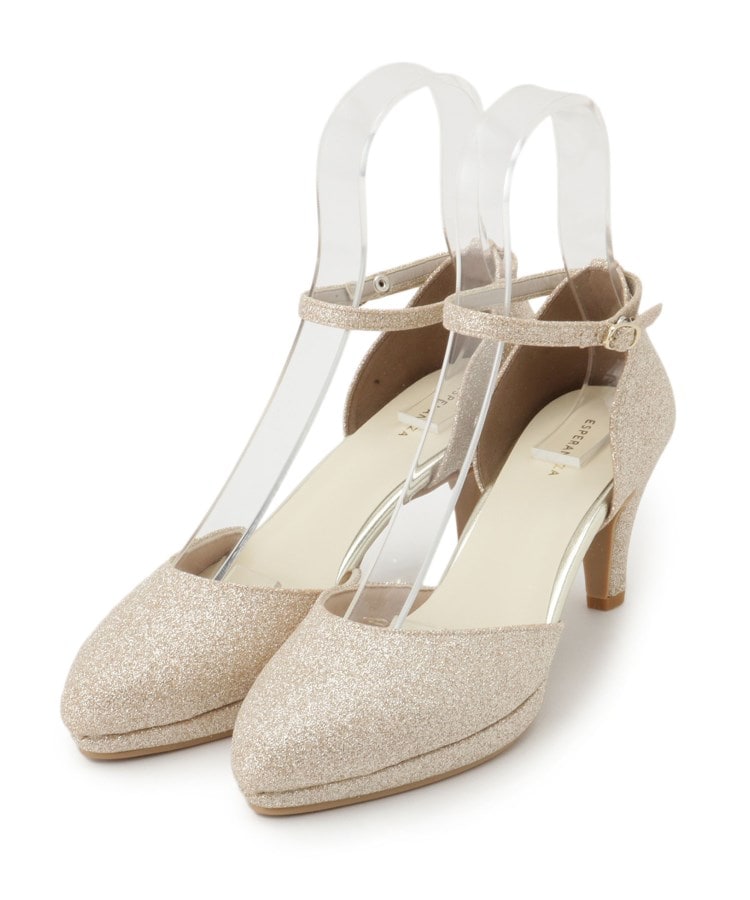 エスペランサ(ESPERANZA)のセパレートパンプス ゴールド(952)