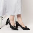 エスペランサ(ESPERANZA)のバックルベルトパンプス11