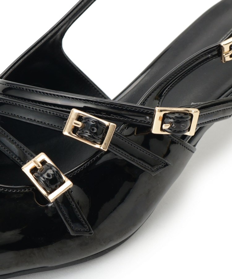 エスペランサ(ESPERANZA)のバックストラップミドルヒールパンプス11