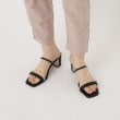 エスペランサ(ESPERANZA)のゴールドラインプレートヒールミュール14