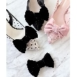 エスペランサ(ESPERANZA)のリボンチュールレースバックストラップ2WAYパンプス31