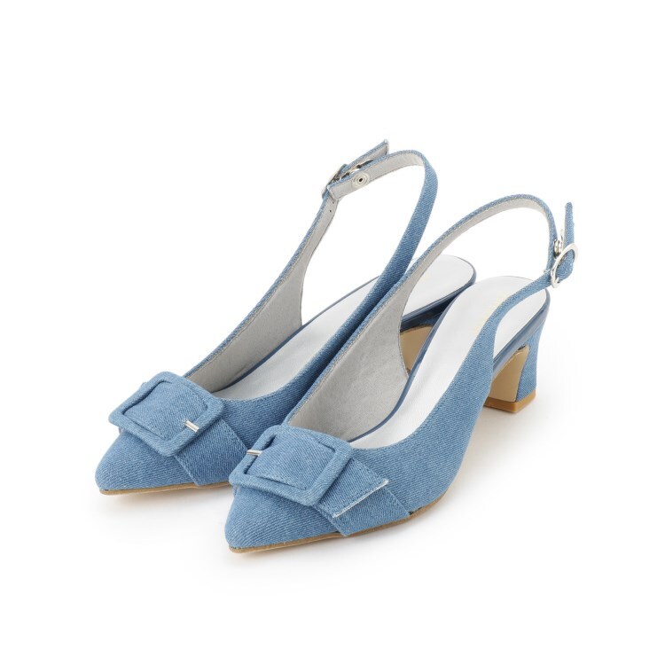 エスペランサ(ESPERANZA)のバックストラップバックルヒールパンプス パンプス