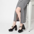 エスペランサ(ESPERANZA)のクロスダブルバックル厚底パンプス 結婚式二次会 パーティー 25SS16