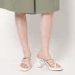 エスペランサ(ESPERANZA)のクリア×メタリックラインコンビヒールサンダル15