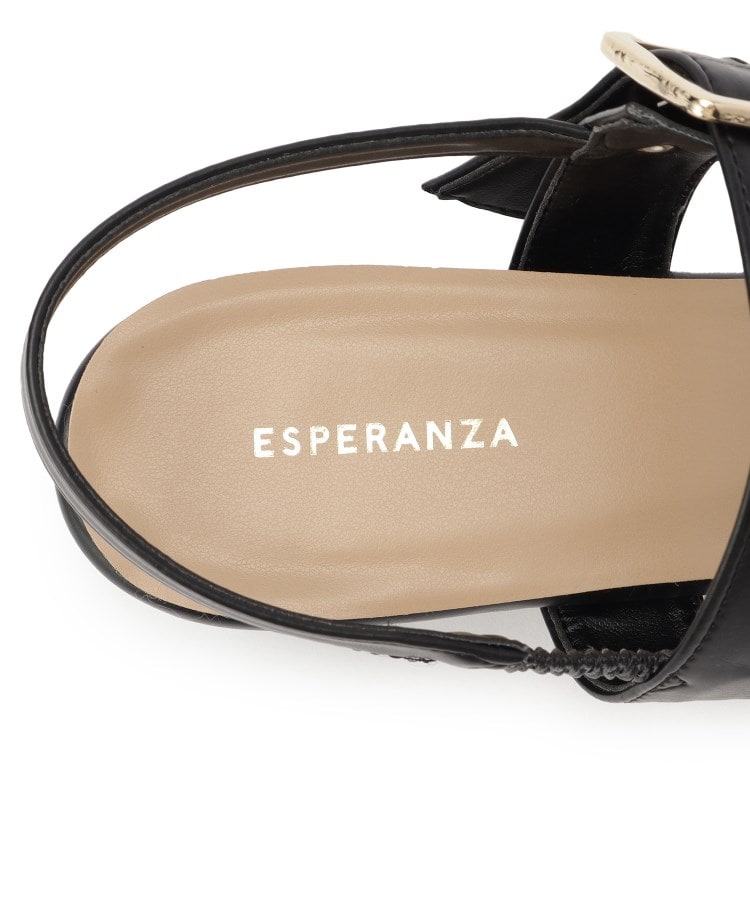 エスペランサ(ESPERANZA)の配色バックルベルトサンダル10