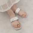 エスペランサ(ESPERANZA)のゴールドリングトングフラットサンダル21
