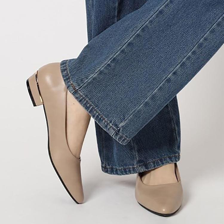 エスペランサ(ESPERANZA)の＼累計販売7000足／通勤通学におすすめクッションフラットヒールパンプス 歩きやすい、疲れにくい、痛くない パンプス