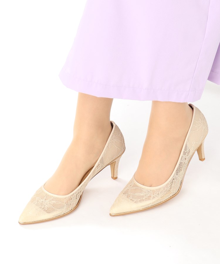 疲れにくいパンプスNeoレース<約7.5cmヒール>(パンプス 疲れにくいパンプスNeoレース<約7.5cmヒール>(パンプス