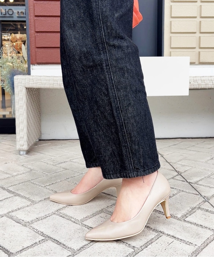 疲れにくいパンプス<約7.5cmヒール> 歩きやすい レイン対応 疲れにくいパンプス<約7.5cmヒール> 歩きやすい レイン対応