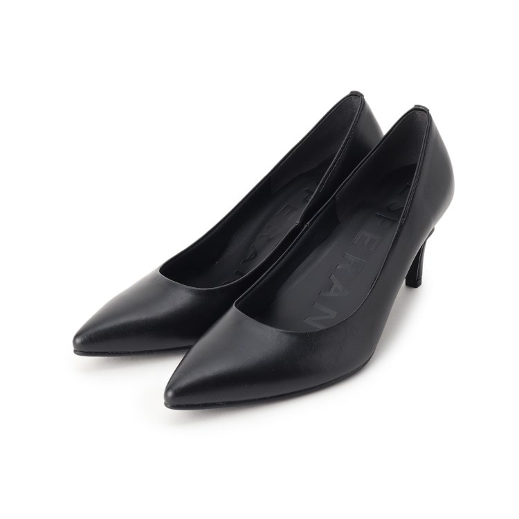 エスペランサ(ESPERANZA)の疲れにくいパンプス＜約7.5cmヒール＞ 歩きやすい レイン対応 ブラックフォーマル パンプス