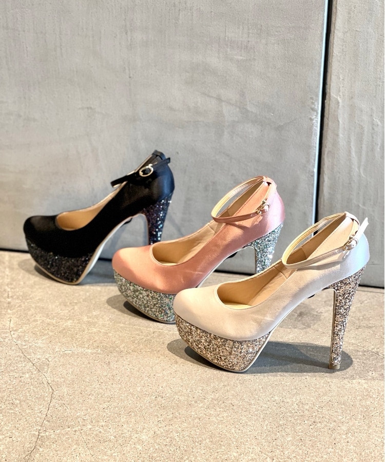 厚底3WAYグリッター超ハイヒールパンプス(パンプス 厚底3WAYグリッター超ハイヒールパンプス(パンプス