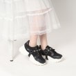 エスペランサ(ESPERANZA)のオリジナルキルティングビジュー厚底スニーカー23