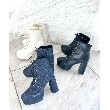 エスペランサ(ESPERANZA)の【ラク盛り／ショートブーツ】リピーター続出／脚長美脚　厚底レースアップブーツ5