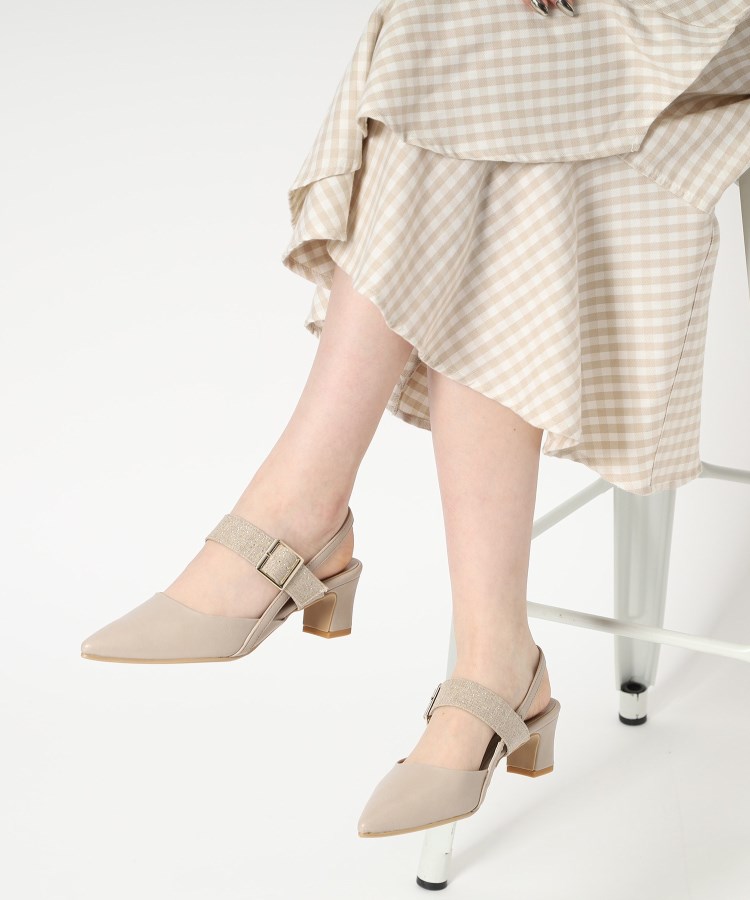 スリングバックミュールパンプス(パンプス) | ESPERANZA スリングバックミュールパンプス(パンプス) | ESPERANZA