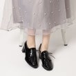 エスペランサ(ESPERANZA)のレースアップヒールパンプス/晴雨兼用17