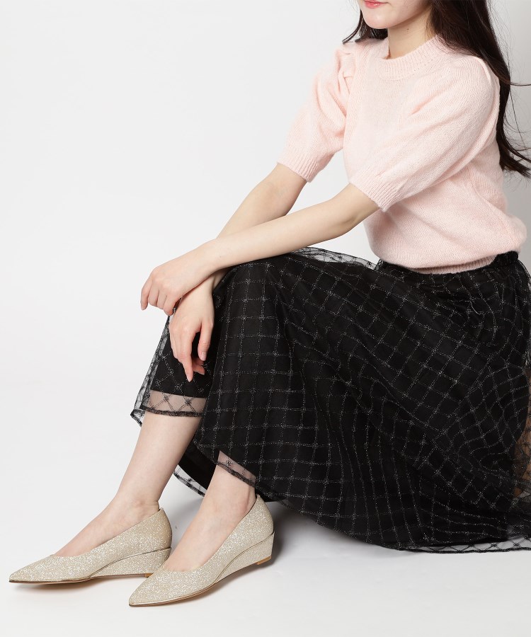 エスペランサ(ESPERANZA)のポインテッドウェッジパンプス20