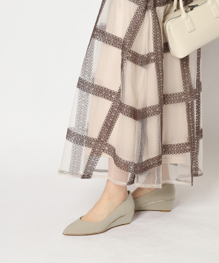 エスペランサ(ESPERANZA)のポインテッドウェッジパンプス29