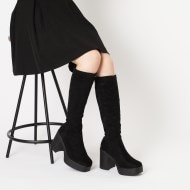 楽天市場】ロングブーツ ストレッチブーツ レディース ブーツ