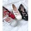 シーエス ティーアンドピー(csT&P)の大人気インフルエンサー 桜井ひかるちゃんコラボ 厚底ストラップ付ハートくり抜きヒールパンプス2