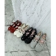 シーエス ティーアンドピー(csT&P)の大人気インフルエンサー 桜井ひかるちゃんコラボ 厚底ストラップ付ハートくり抜きヒールパンプス56