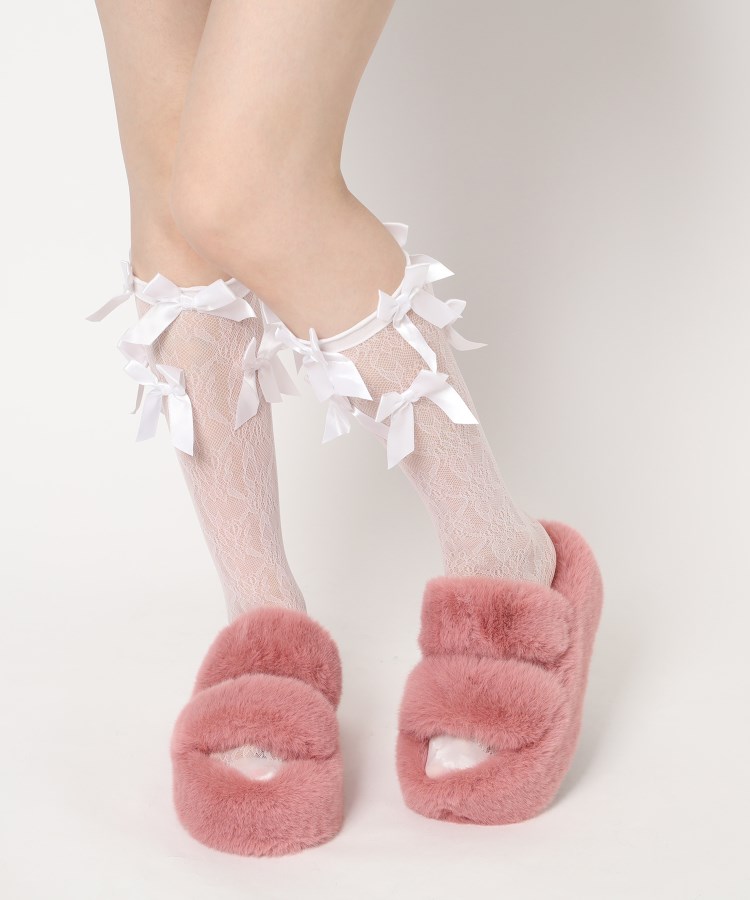 厚底ふわふわファーサンダル（サンダル・ミュール） | csT&P（エスペランサ）| ワールド オンラインストア | WORLD ONLINE STORE