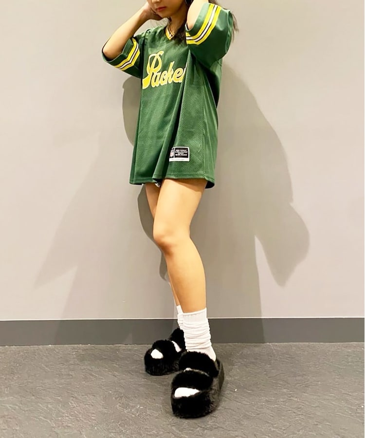 厚底ふわふわファーサンダル(サンダル・ミュール) | csT&P 厚底ふわふわファーサンダル(サンダル・ミュール) | csT&P