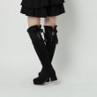 シーエス ティーアンドピー(csT&P)の夢見るリボン付きロングブーツ厚底22