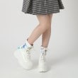 シーエス ティーアンドピー(csT&P)の厚底クリアベルト付きブーツ 24SS14