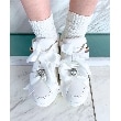シーエス ティーアンドピー(csT&P)の厚底レースイチゴチャームスニーカー 24SS14