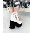 シーエス ティーアンドピー(csT&P)の厚底ハートバックル２WAYリボンレースアップパンプス　24SS36