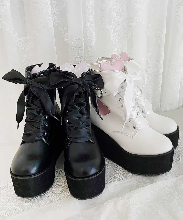 厚底ウェッジハートブーツ 24SS(ブーツ・ブーティ) | csT&P 厚底ウェッジハートブーツ 24SS(ブーツ・ブーティ) | csT&P