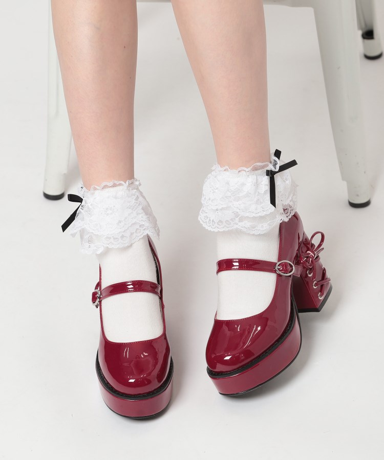厚底ヒールレースアップパンプス(パンプス) | csT&P 厚底ヒールレースアップパンプス(パンプス) | csT&P