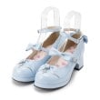 シーエス ティーアンドピー(csT&P)のデビルリボン付き小悪魔パンプス ブルー(292)