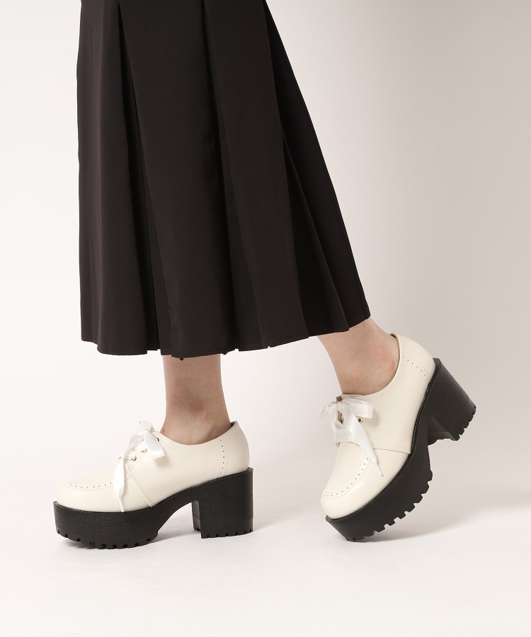 厚底レースアップシューズ(パンプス) | csT&P(エスペランサ 厚底レースアップシューズ(パンプス) | csT&P(エスペランサ