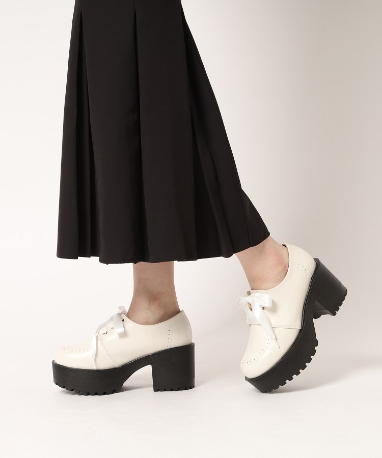 厚底レースアップシューズ(パンプス) | csT&P(エスペランサ 厚底レースアップシューズ(パンプス) | csT&P(エスペランサ