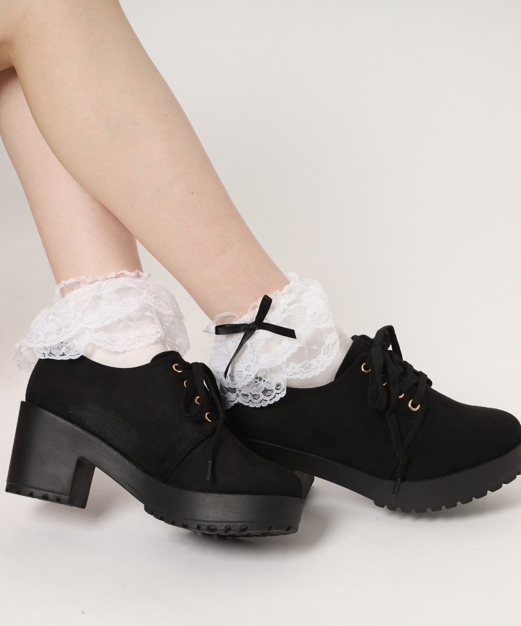 厚底レースアップパンプス(パンプス) | csT&P(エスペランサ 厚底レースアップパンプス(パンプス) | csT&P(エスペランサ
