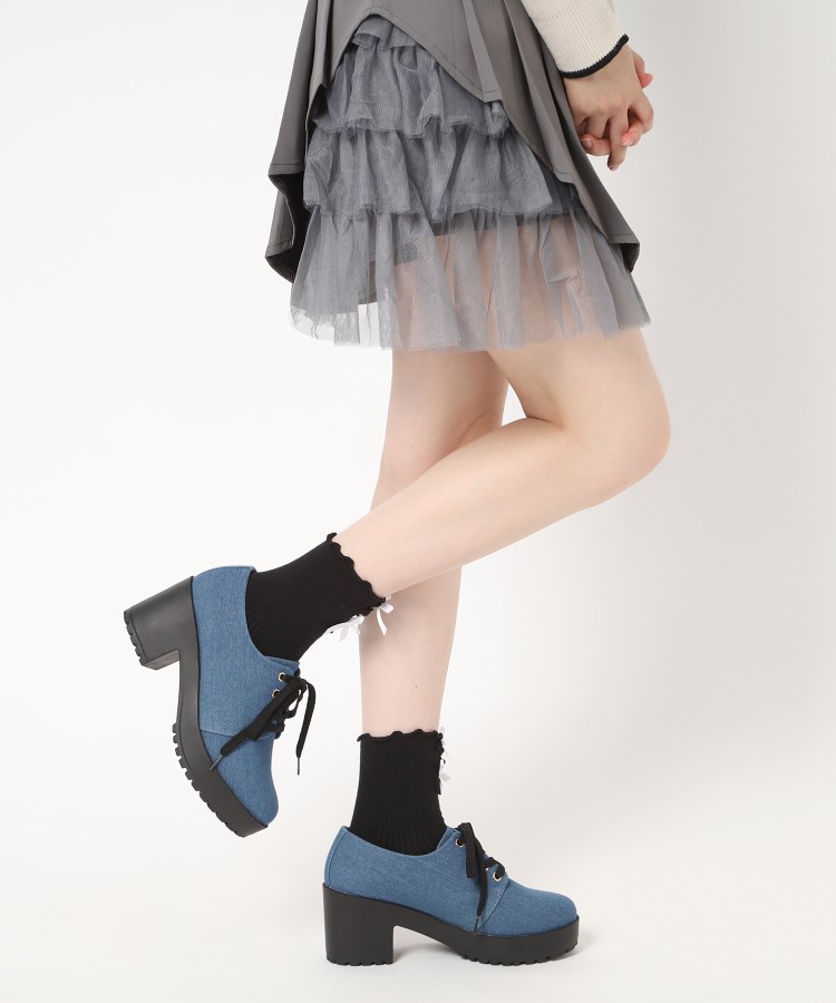 厚底レースアップパンプス(パンプス) | csT&P(エスペランサ 厚底レースアップパンプス(パンプス) | csT&P(エスペランサ