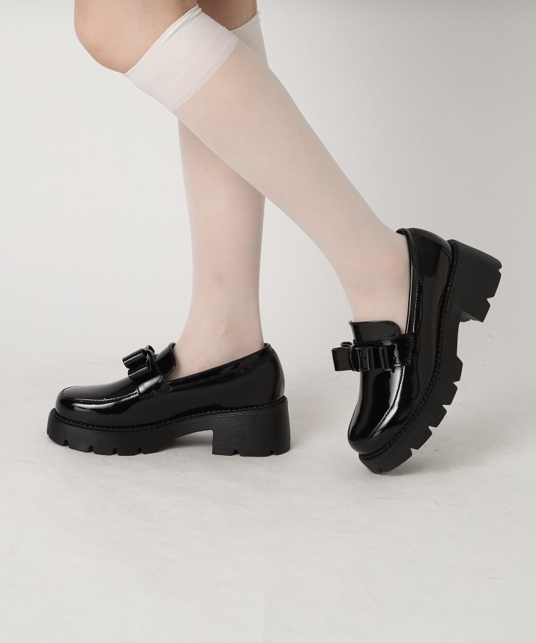 シーエス ティーアンドピー(csT&P)の【抗菌・消臭】リボン付きローファーパンプス26