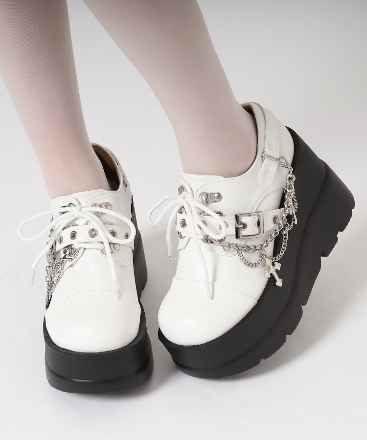 厚底チェーン付きパンプス(パンプス) | csT&P(エスペランサ 厚底チェーン付きパンプス(パンプス) | csT&P(エスペランサ