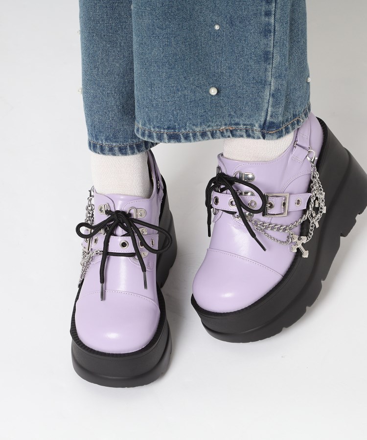 厚底チェーン付きパンプス(パンプス) | csT&P(エスペランサ 厚底チェーン付きパンプス(パンプス) | csT&P(エスペランサ