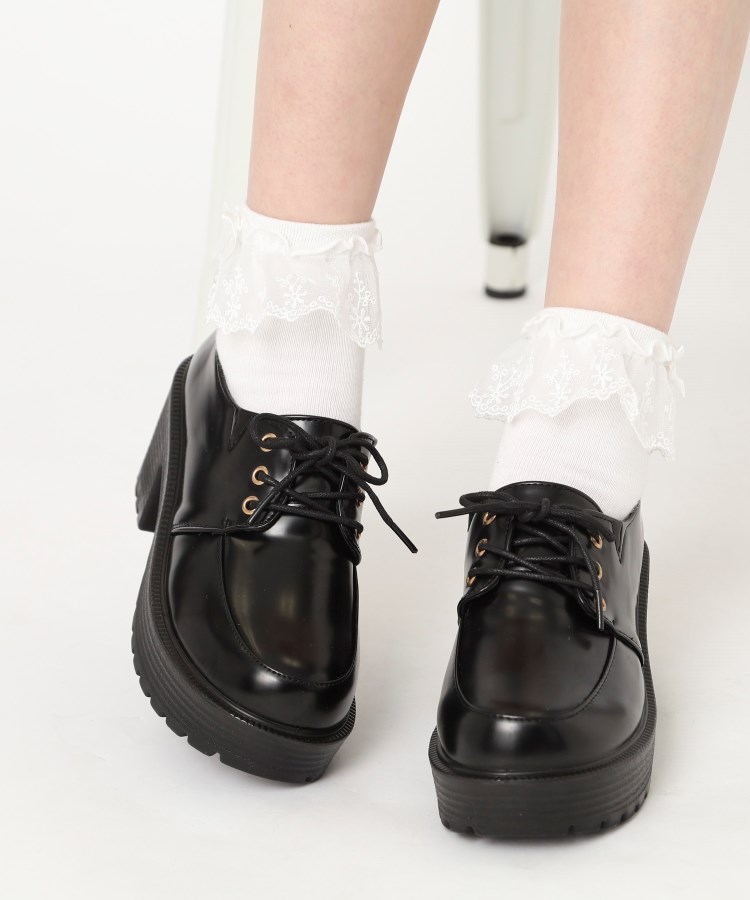 厚底レースアップパンプス(パンプス) | csT&P(エスペランサ 厚底レースアップパンプス(パンプス) | csT&P(エスペランサ