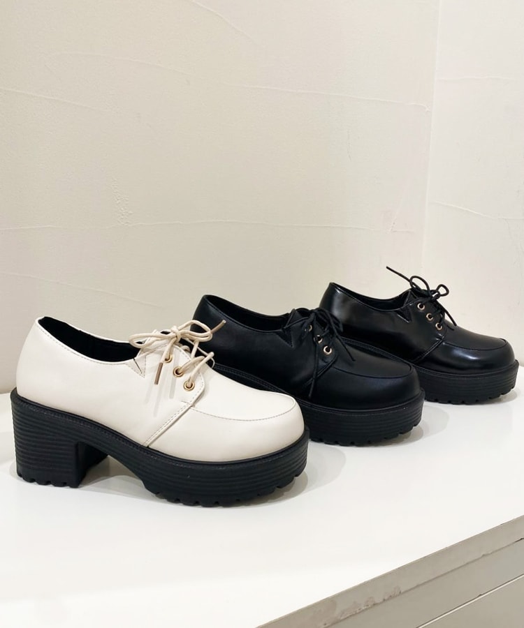 厚底レースアップパンプス(パンプス) | csT&P(エスペランサ 厚底レースアップパンプス(パンプス) | csT&P(エスペランサ