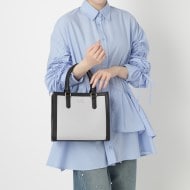 ESPERANZA｜バイカラー2WAYスクエアショルダーミニトートバッグ