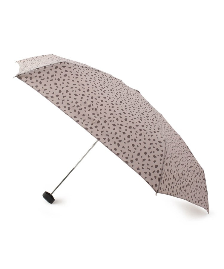 ＜WORLD＞ Ober Tashe(オーバー タッシェ) 【ミニトートケース付き】レオパード柄折りたたみ傘