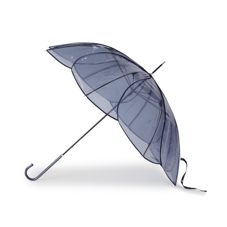 オーバー タッシェ(Ober Tashe)のクリアアンブレラ／カラーパイピング【長傘/雨傘/ビニール傘/通勤/通学】 長傘
