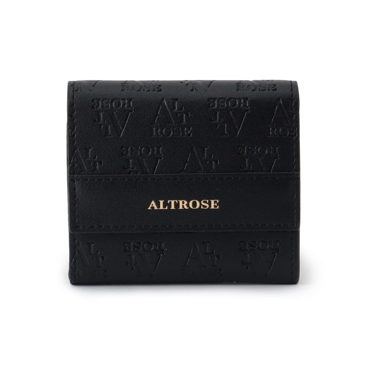 オーバー タッシェ(Ober Tashe)のボックスコイン 三つ折り財布 型押しロゴ 財布