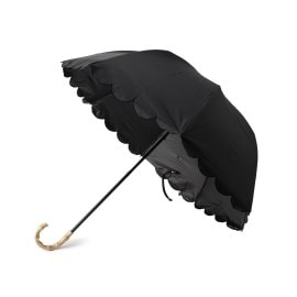 オーバー タッシェ(Ober Tashe)の遮光率100％2段折傘 晴雨兼用 日傘 スカラップ