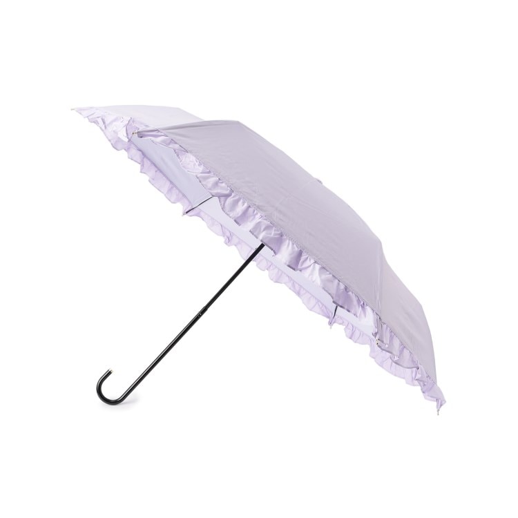 オーバー タッシェ(Ober Tashe)の【Wpc．】完全遮光 遮光率・UVカット率100％ 遮光クラシックフリルミニ レイン 日傘 折りたたみ傘